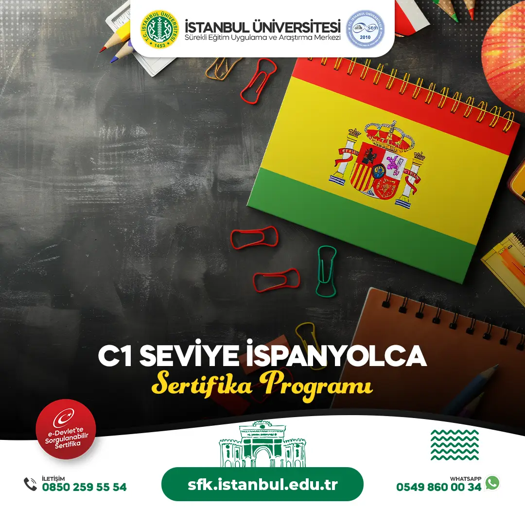 C1 Seviye İspanyolca Eğitimi
